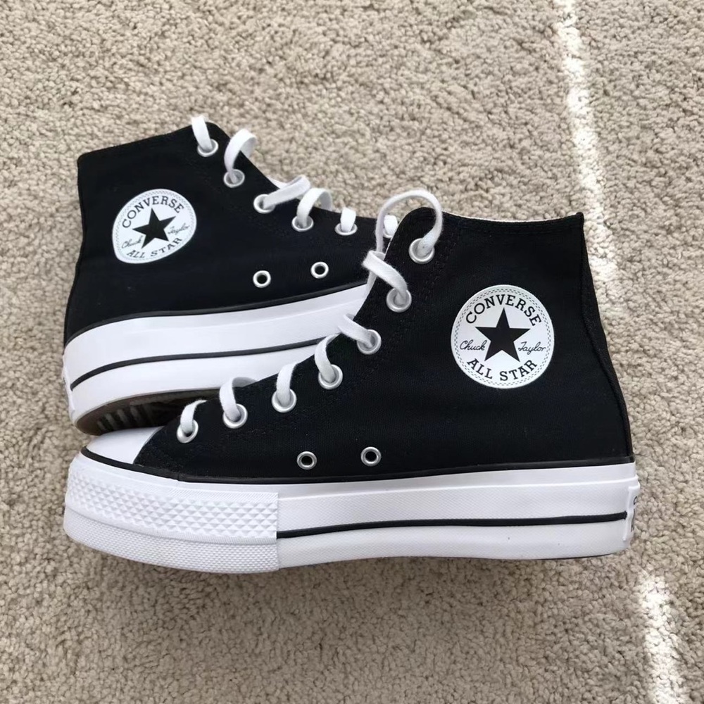 Black Platform Converse